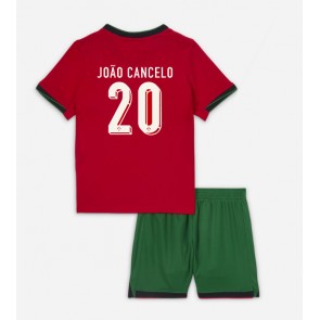 Portugal Joao Cancelo #20 Domaci Dres za Dječji EP 2024 Kratak Rukavima (+ kratke hlače)